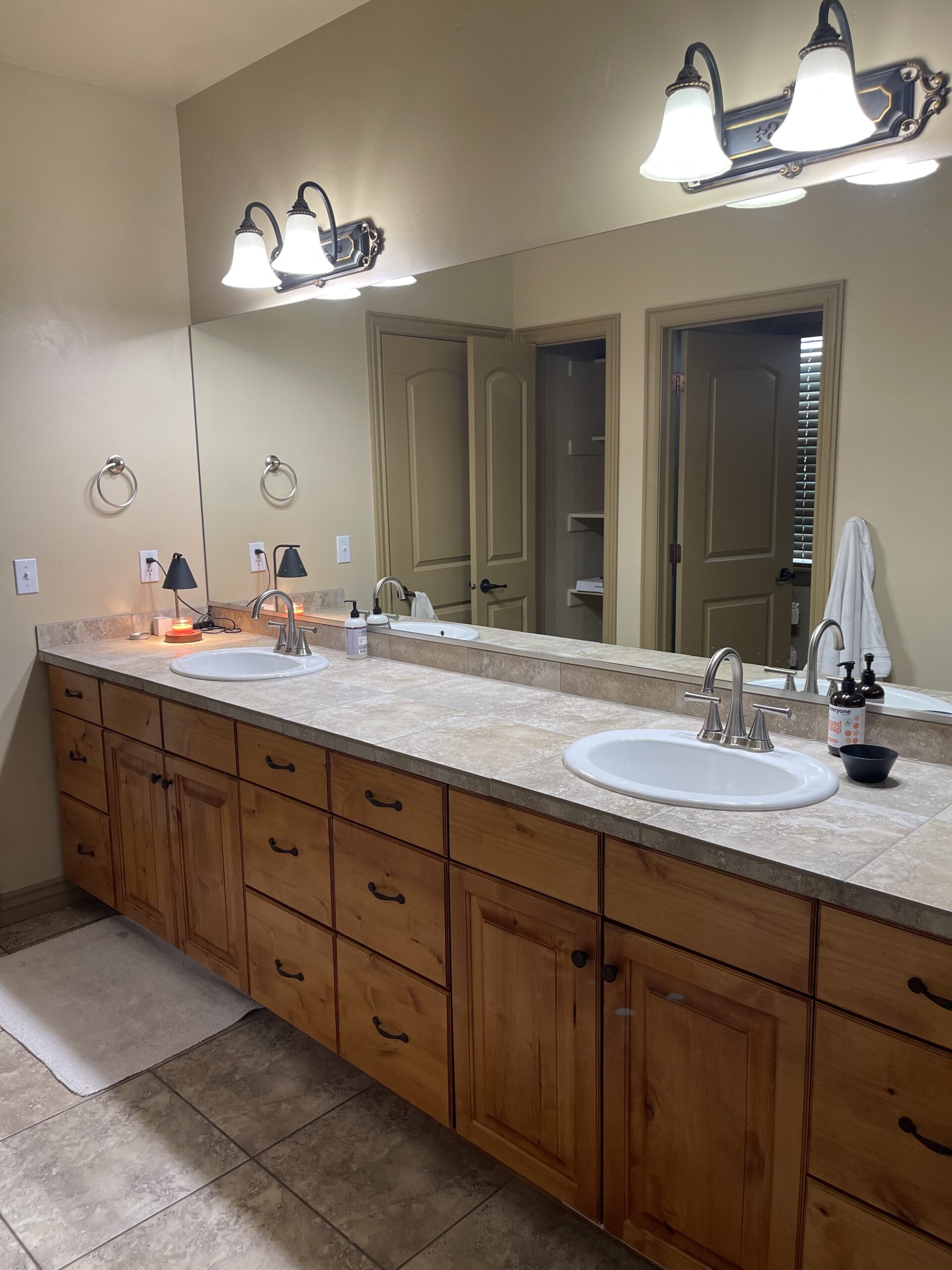 MASTER BATHROOM vanity REMODEL